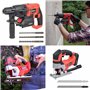 Pack complet Bricolage Easy Full : Perceuse/Perfo/Meuleuse/Scie sauteuse/circulaire/sabre/ponceuse/batteries 4Ah/2Ah