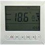 Greened House Sèche-serviettes électrique droit pour salle de bain avec minuteur et thermostat 500 W x 800 h Noir