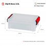 5L en plastique transparent