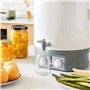 Duhalle 10032 Stérilisateur autocuiseur électrique Blanc/Gris 27 L 1800 W