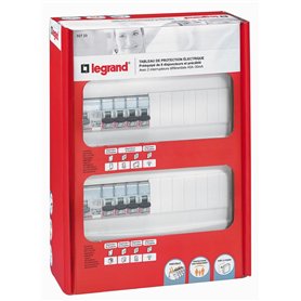 Legrand LEG92723 Tableau Pré-Équipé 2 Rangées