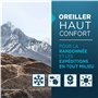 Lestra Outdoor – Oreiller Rando – Coussin de Randonnée Compressible – Léger & Confortable – 50% Duvet de Canard – 45 x 35 – 260 