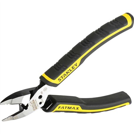 STANLEY Fmht0-75468 Pince Coupante Diagonale 5 En 1 Gamme FATMAX - Coupe Précise - Légère - Acier Forgé - Poignée Bi Matière