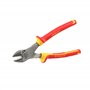 Stanley 0-84-004 Pince Coupante Diagonale 200 Mm Gamme FatMax - Poignée Bi Matière 1000V - Tête Chromé Inoxydable - Taillants Tr