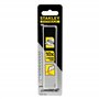 STANLEY Lames de cutter 18mm au carbure de tungstene, 10 pcs, Gamme FATMAX