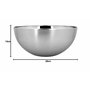 SALADIER EN INOX DIAMÈTRE 29CM