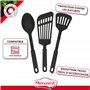 MENASTYL - Set de 8 pièces IRIS - 1 casserole 20cm + 2 poêles 24/28cm + 1 couvercle 20cm + 1 poignée amovible + 1 cuillère + 2 s