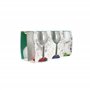 NOVASTYL - Lot de 6 verres à pied ballon 19cl en verre couleurs assorties - 1605169
