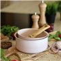 MENASTYL - Lot2 casseroles colorama 16 et 18cm en aluminium rose avec poignée - 6020634