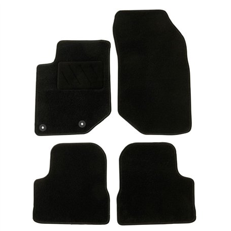 DBS - Tapis de Voiture - sur Mesure pour 208/2008 (dès 2019) - avec Clips de Fixation - Tapis de Sol antidérapant pour Automobil