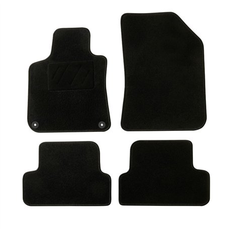 DBS - Tapis de Voiture - sur Mesure pour 308/308SW (2013-2021) - avec Clips de Fixation - Tapis de Sol antidérapant pour Automob
