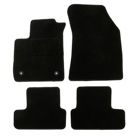 DBS - Tapis de Voiture - sur Mesure pour Megane 4 (dès 2016) - avec Clips de Fixation - Tapis de Sol antidérapant pour Automobil