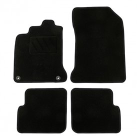 DBS - Tapis de Voiture - sur Mesure pour Laguna 3 (2007 à 2015) - avec Clips de Fixation - Tapis de Sol antidérapant pour Automo