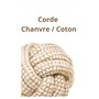Jouet interactif pour Chien Chiots - Balle 4 Cordes