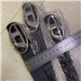 COOKOE Boucle ovale en métal pour homme et femme - Ceinture décorative de luxe - Ceinture polyvalente