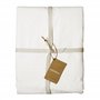 MATT & ROSE Drap Housse 160x200 cm Uni Coton Lavé | 100% Coton | Oeko-tex | Blanc
