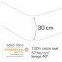 MATT & ROSE Drap Housse 160x200 cm Uni Coton Lavé | 100% Coton | Oeko-tex | Blanc