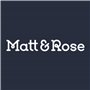 MATT & ROSE Drap Housse 160x200 cm Uni Coton Lavé | 100% Coton | Oeko-tex | Blanc