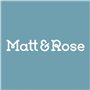 MATT & ROSE Parure de Lit Enfant 1 Personne Teddy Bear | 100% Coton | Oeko-TEX | Housse de Couette 140x200 cm + 1 Taie d'oreille