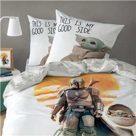 Star Wars Home Soldat Parure de lit Enfant | 100% Coton | Oeko-TEX | Housse de Couette 140x200cm + 1 Taie d'oreiller 65x65cm | I