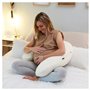 CANDIDE - Coussin De Grossesse - Coussin d'Allaitement - Coussin De Maternité - Transat Bébé - Multirelax - Coton Bio GOTS - 3-9