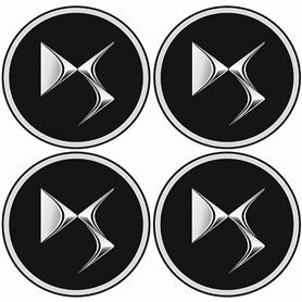 dzggs 4 pièces Auto Cache Moyeux pour DS 3 / DS 3 Crossback/DS 4 / DS 5 / DS 7 / DS 7 Crossback/DS 9