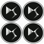 dzggs 4 pièces Auto Cache Moyeux pour DS 3 / DS 3 Crossback/DS 4 / DS 5 / DS 7 / DS 7 Crossback/DS 9