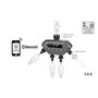 Jardibric - Programmateur d'Arrosage Nez de Robinet Bluetooth 4 Voies : Réglage de 1min à 6h, Fréquence de 1h à 7 Jours, 1 Progr
