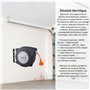 Jardibric - Dévidoir Mural Électrique 25m + 2m 230V AC IP20/50Hz Usage Intérieur 3200W Déroulé 1500W Enroulé - H05VV-F 3G1.5mm²