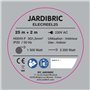 Jardibric - Dévidoir Mural Électrique 25m + 2m 230V AC IP20/50Hz Usage Intérieur 3200W Déroulé 1500W Enroulé - H05VV-F 3G1.5mm²