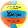 Ballon de Beach Volley Fluo en Cuir Cousu - Taille et Poids Officiel - Volleyball Soft Touch