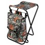 Januel - Siège Bruyère - Siège Pliant - avec Sac à Dos 25l - Pieds Métal - Assise Toile - Hauteur 60cm - Loisirs Nature Outdoor