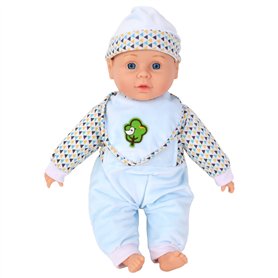 CLEMENT CLEMENTINE - Poupon - Jouet pour Enfant - 121136 - Bleu - Vinyle - Poupée - Bébé - Mannequin - 35 cm x 10 cm - À Partir
