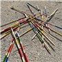 PLANÈTE BOIS - Mikado Géant - FSC - 140787-2 à 6 Joueurs - Multicolore - Bois - Jeu pour Enfant - Jeu de Société - Jeu d'Adresse