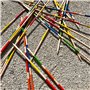 PLANÈTE BOIS - Mikado Géant - FSC - 140787-2 à 6 Joueurs - Multicolore - Bois - Jeu pour Enfant - Jeu de Société - Jeu d'Adresse