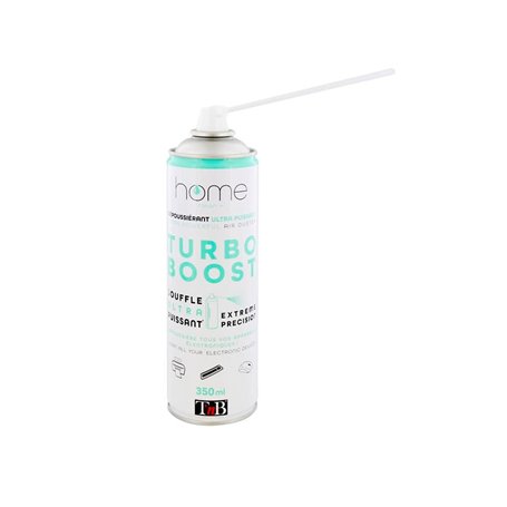 T’NB - Bombe Air Sec 350ml – Aérosol – Dépoussiérant – Spray nettoyant – Nettoyage pour PC