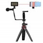 T’NB Influence Kit Vidéo pour Smartphone avec Trepied, Kit Vlogging, Lumière LED, Microphone avec Bonnette, 3 Filtres de Couleur