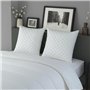 DODO - Lot de 2 oreillers - MICRO MATELASSE - 60 x 60 cm - Blanc