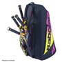 Babolat Pure Aero Rafa RH 6 Sac de Tennis, Bleu/Jaune/Rose, 6-Pack