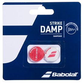 Babolat Pure Strike Lot de 2 amortisseurs de Vibrations (Rouge/Blanc)
