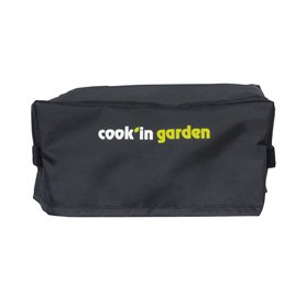 Cook'in Garden - Housse Barbecue & Plancha - Référence COV001 - Dimensions L42 x P45 x H20 cm - Imperméable et Déperlante - Prot