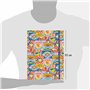 Clairefontaine - 116275C - Une Chemise à Elastique 22x31 cm, 3 rabats A4 Pratique et Colorée - Décor Agrumes Aux Couleurs Acidul
