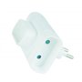 Tec Hit 250101 Triplite 3 Prises sans terre 6 A Blanc