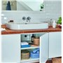 Wirquin 31180002 Siphon universel pour lavabo ou évier Ø32-40, blanc