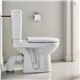 à coller avec piquage pour évacuation toilette