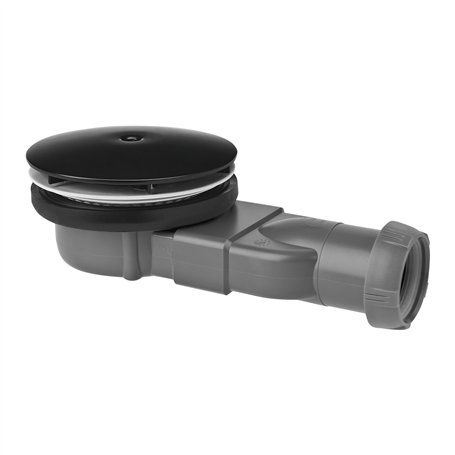 Wirquin 30722861 Bonde de douche extra-plate pour receveurs extra-plats ø90 avec dôme en ABS