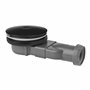 Wirquin 30722861 Bonde de douche extra-plate pour receveurs extra-plats ø90 avec dôme en ABS