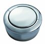 Wirquin 10724082 Mécanisme chasse d'eau wc simple chasse avec bouton poussoir à bouton indépendant MP, gris