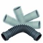 Wirquin 79021001 Raccord wc souple magicoude F/F D50, à emboîter (push-fit) pour évacuation, gris