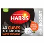 HARRIS - Allume-Feu Puissants - Sans Odeur - Démarrage Rapide - Combustion Longue - Cheminée et Barbecue - Technique Professionn